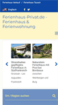 Mobile Screenshot of ferienhaus-privat.de