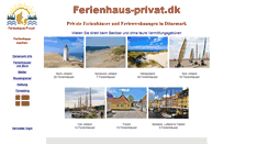 Desktop Screenshot of ferienhaus-privat.dk
